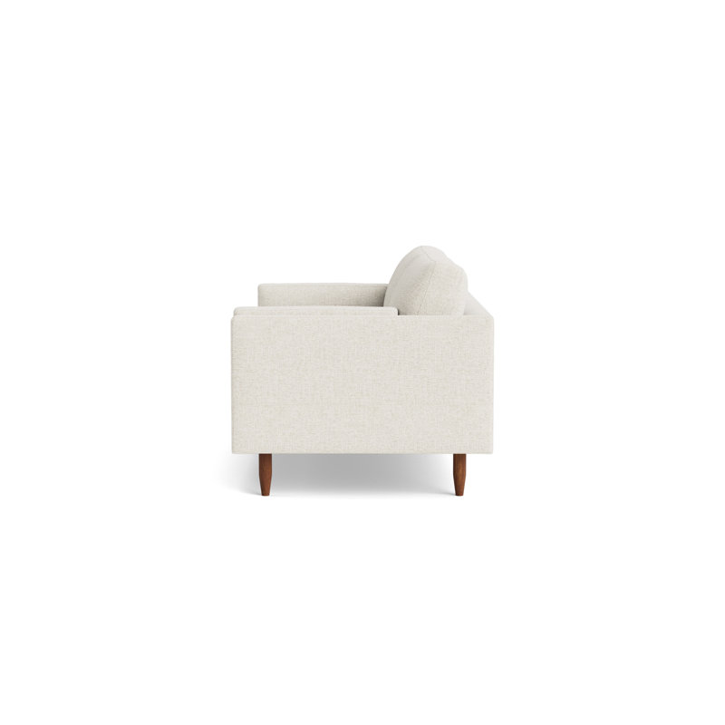 Skinny Fat Loveseat (70"), Performance Velvet - Denim, 70" W