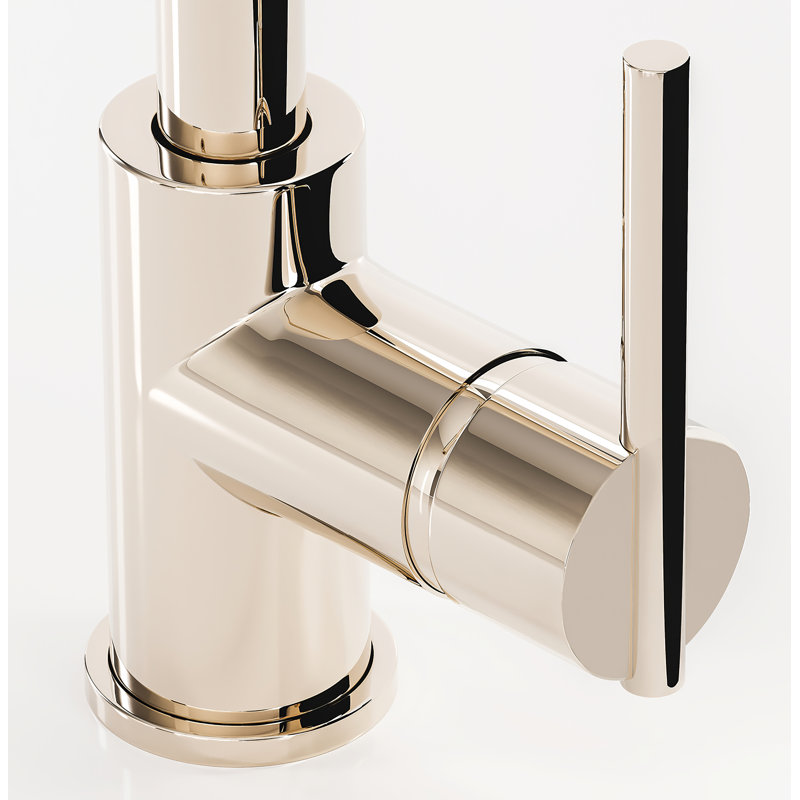 Pirellone Pull-Down Single Handle Kitchen Faucet, Polished Nickel