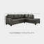 Lucita 2-Piece Sectional With Chaise
