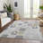 Machine Washable Indoor/Outdoor Claudian ACN1670 Gray Rug-104372766