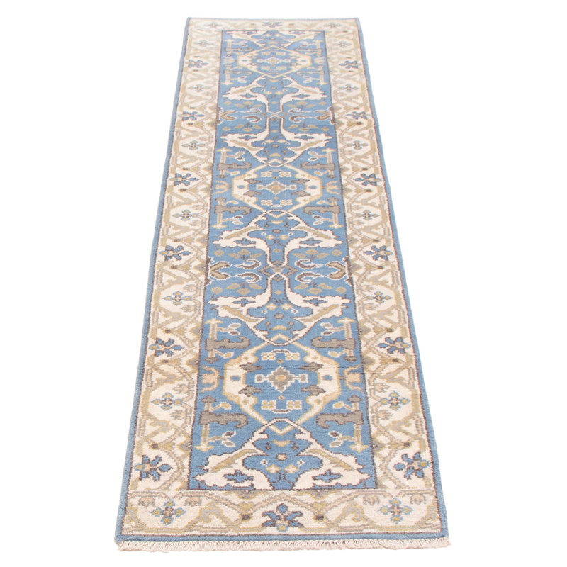 Tapis bleu royal Royal Oushak 2 pi 7 po x 10 pi 0 po