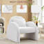Chaise d'appoint Sherpa, canapé simple à accoudoirs rembourrés Teddy-255040628