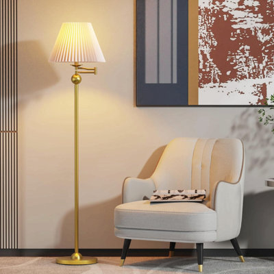 Lampe de table avec accoudoirs pivotants Mid-Century
