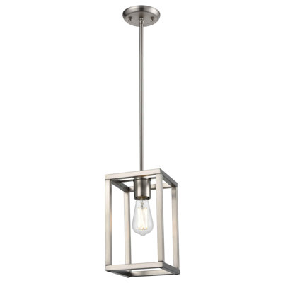 Luminaire rectangulaire simple 1 lumières Domina