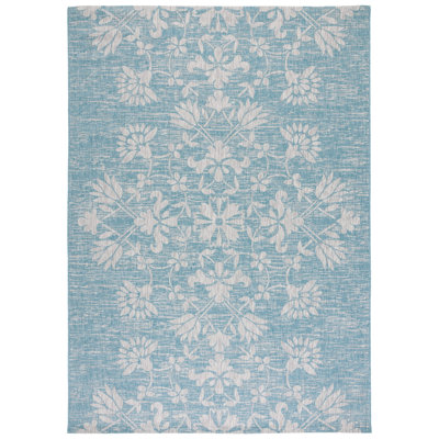 Amedee Performance Floral Indoor/Outdoor Area Rug