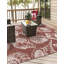 Tapis contemporain rouille et ivoire Ayton-22935448