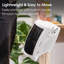 Abode 856 BTU Electric Compact Space Heater with Adjustable Thermostat