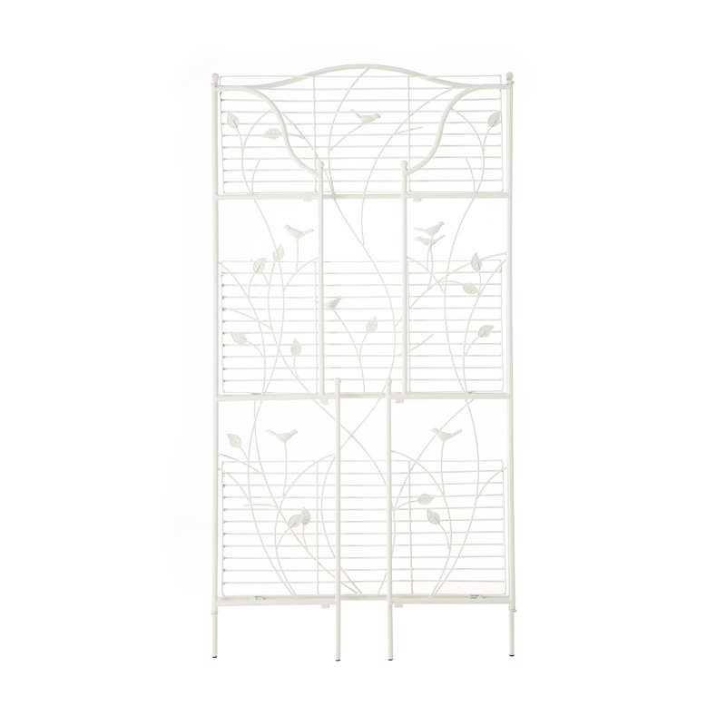Support pour plante Alkesh, Blanc mat