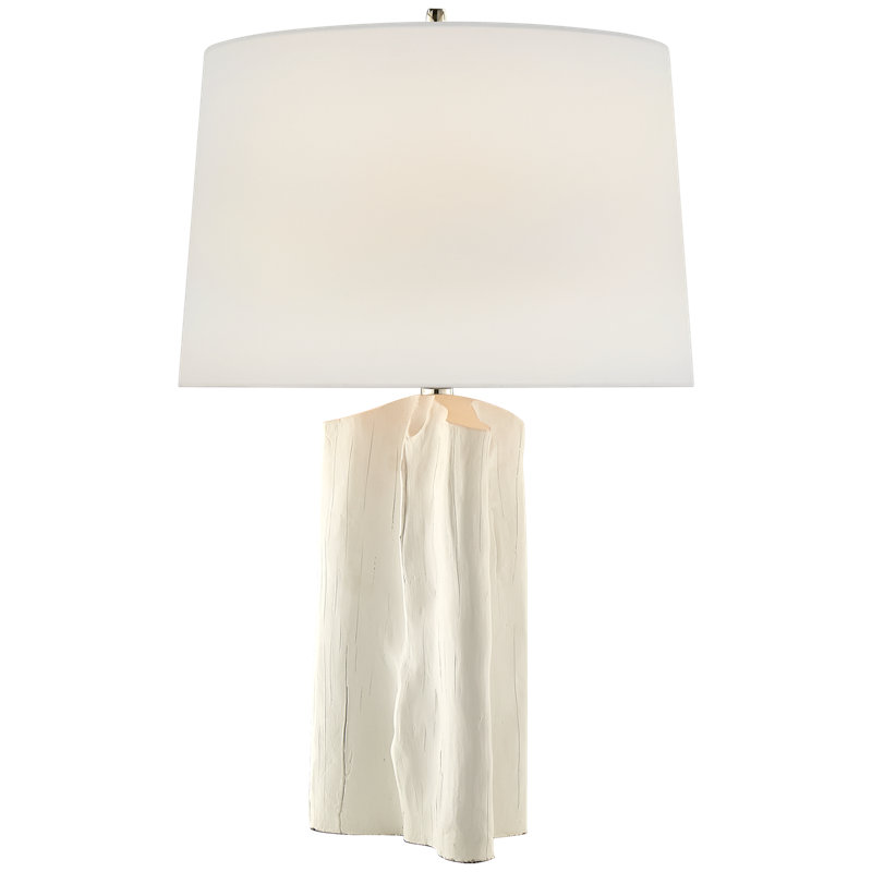 Thomas O'Brien Sierra Buffet Lamp, Plaster White, Fabric