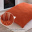 Fauteuil à billes convertible 80 po 3 en 1 avec coussin Orange-145975467-139270321