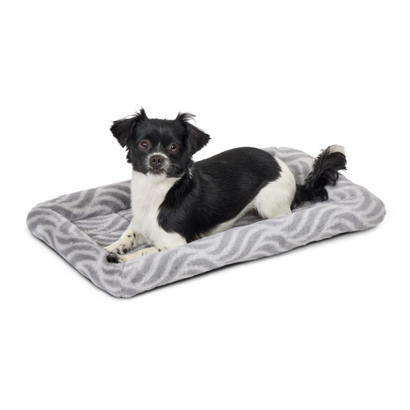 Polyester Pet Bed, Gray, Small (22.13" W x 13.39" D x 2.17" H)