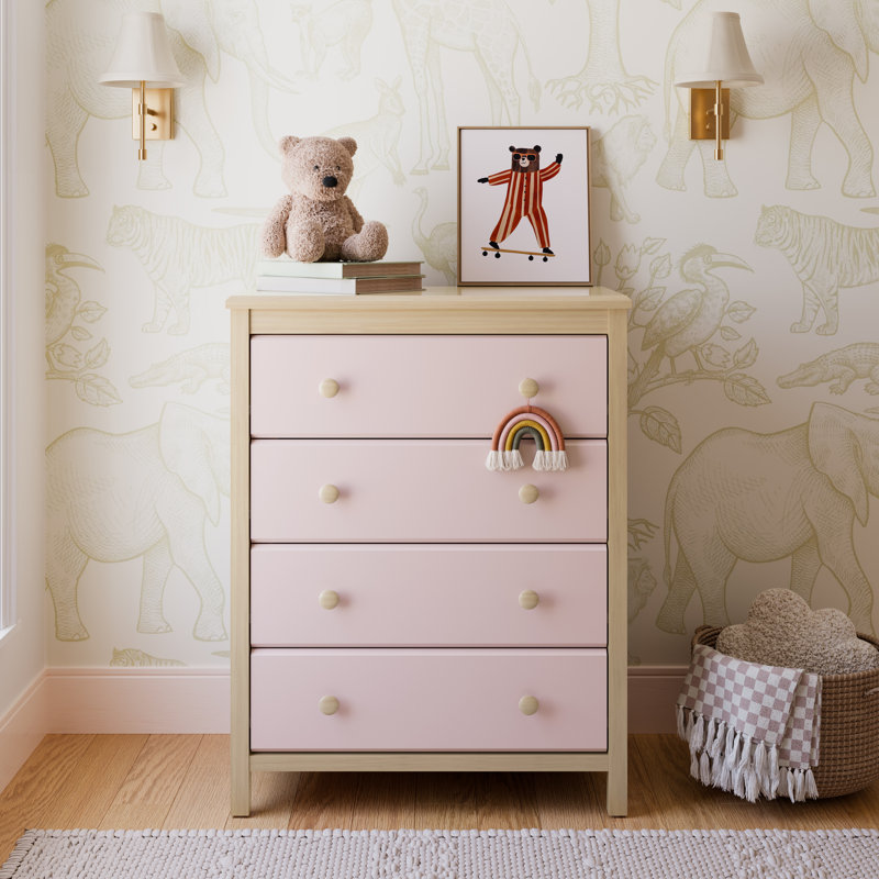 Alpine 4 Drawer Chest, Olive