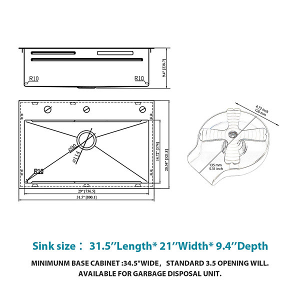 Dimensions du produit
