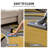 Doucet Geometric Yellow/Gray/Black Area Rug-1146494343