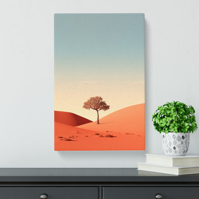 Desert Minimalism No.2 - Wrapped Canvas