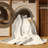 Machine Washable Torresdale New Years Modern & Contemporary Abstract Rug in Beige – White Binding-613920176