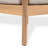 Braintree Patio Acacia Wood Lounge Chair With Curved Backrest & Cushion