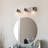Cleofas 3-Light Bathroom Vanity Light Fixture with Clear Glass Shade-827349464