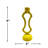 9" H Aluminum Taper Candlestick-1698308227