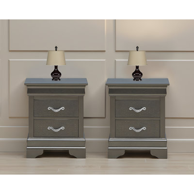 Ensemble de 2 tables de chevet Eslov