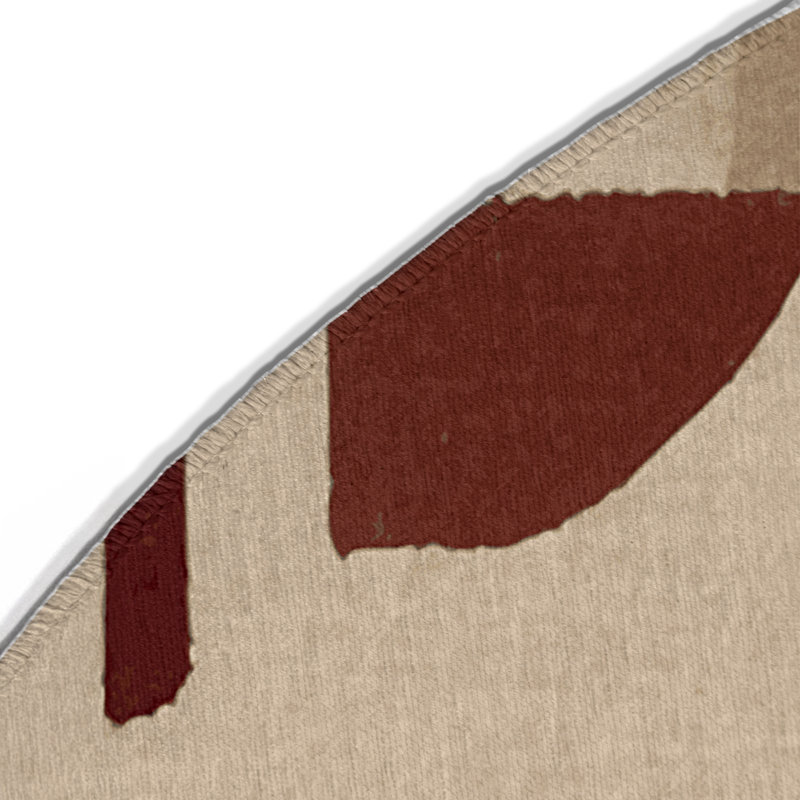 Tapis intérieur et extérieur Angular Flow, Rond 5 pi