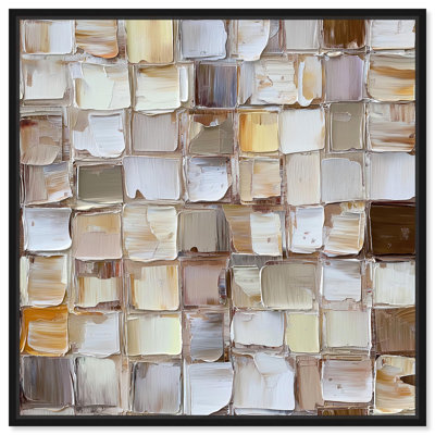Woven Stone Canvas by Art Remedy
