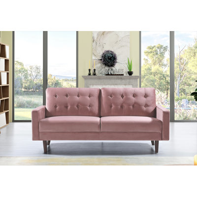 Brien 74.8 " Velvet Sofa