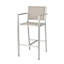 Cadre en aluminium rouille de 29,50 po, cadre en maille de patio gris, cadre en aluminium rouille