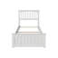 Lit de base en bois massif Brunelle avec pied de lit assorti-546309035-546309036