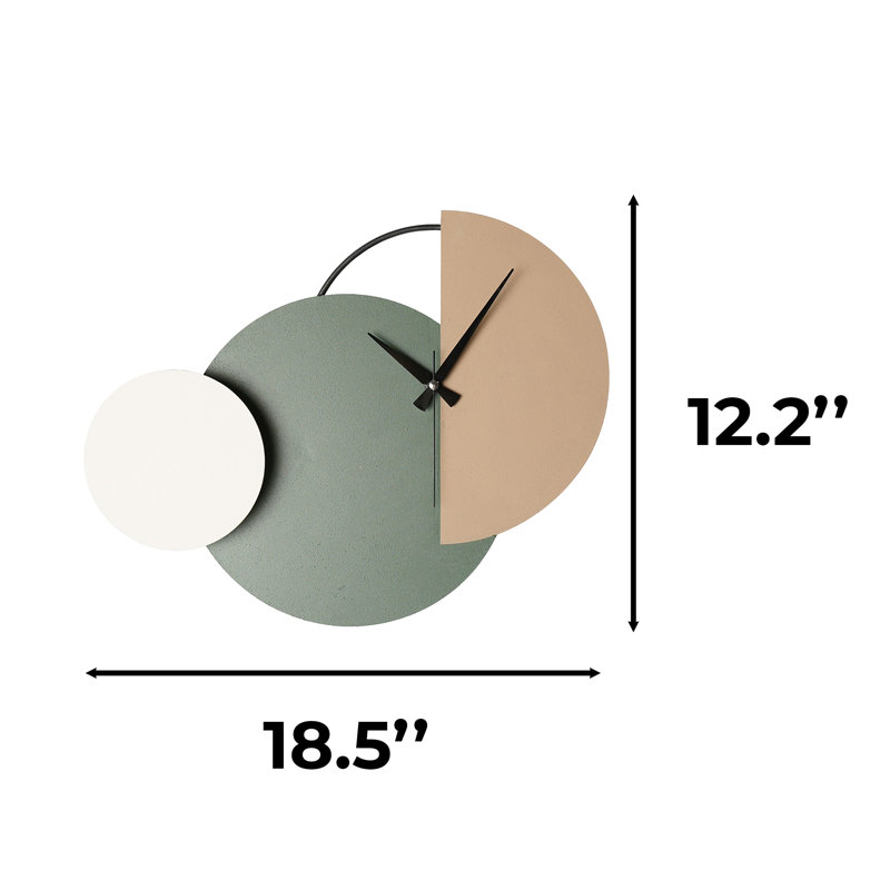 Novelty Round Metal Wall Clock