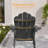 HIPS Folding Adirondack Chair Adjustable Chair with Ottoman Fire Pit Patio Chair for Outdoor-327413706