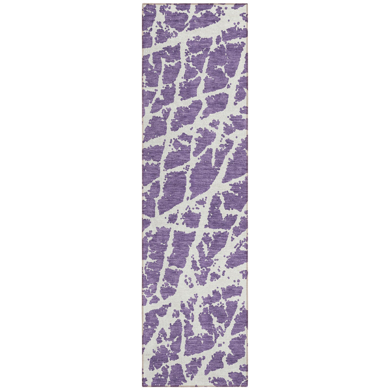 Kyrie Washable Abstract Indoor / Outdoor Rug, Runner 2'3" x 7'6"