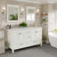 Meuble-lavabo double en porcelaine encastrable l 60 po x P 22 po Glebs-1541519337-1588174153