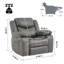 Chaise de salon inclinable et pivotante Crovetti-1208283651