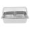 Contenant alimentaire rectangulaire en acier inoxydable avec couvercle