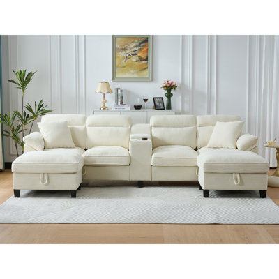 Canapé modulaire rembourré Corduroy