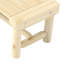 Banc d'extérieur en bois massif 58,25 po