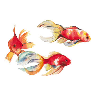 «Ayodele Goldfish On Canvas» par L0Ngtime, peinture