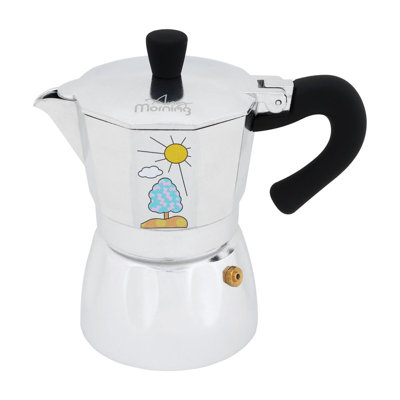 Machine à espresso 3 tasses 4 oz. Percolateur à café en aluminium Moka