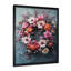 Couronne de symphonie rose et bleu printemps - décoration murale couronne-106140186-106140178
