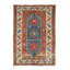 Wool Oriental Area Rug in Red