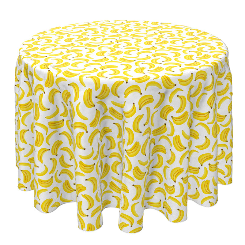 Round Cotton Twill Tablecloth