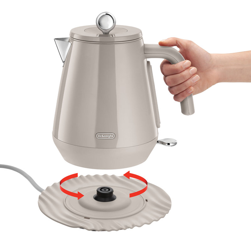 Eclettica 1.7L Kettle KBY3001.W, Whimsical White, Cream