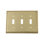 Egg and Dart 3-Gang Toggle Light Switch Wall Plate