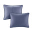Courtepointe double / grand bleu marine - Microfibre, rembourrage en coton, réversible, réduit la croissance de la literie La microfibre réversible maintient l'hygiène et la fraîcheur-127224019-127224022