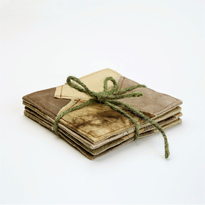 Sous-verres en patchwork, ensemble de 4