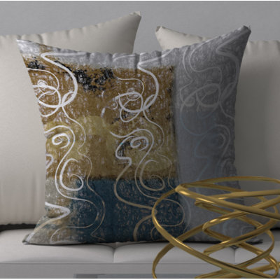 Alert Plum Square Pillow Cover & Insert