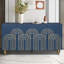 Armoire décorative marine, armoire d'entrée, armoire de rangement, armoire avec portes