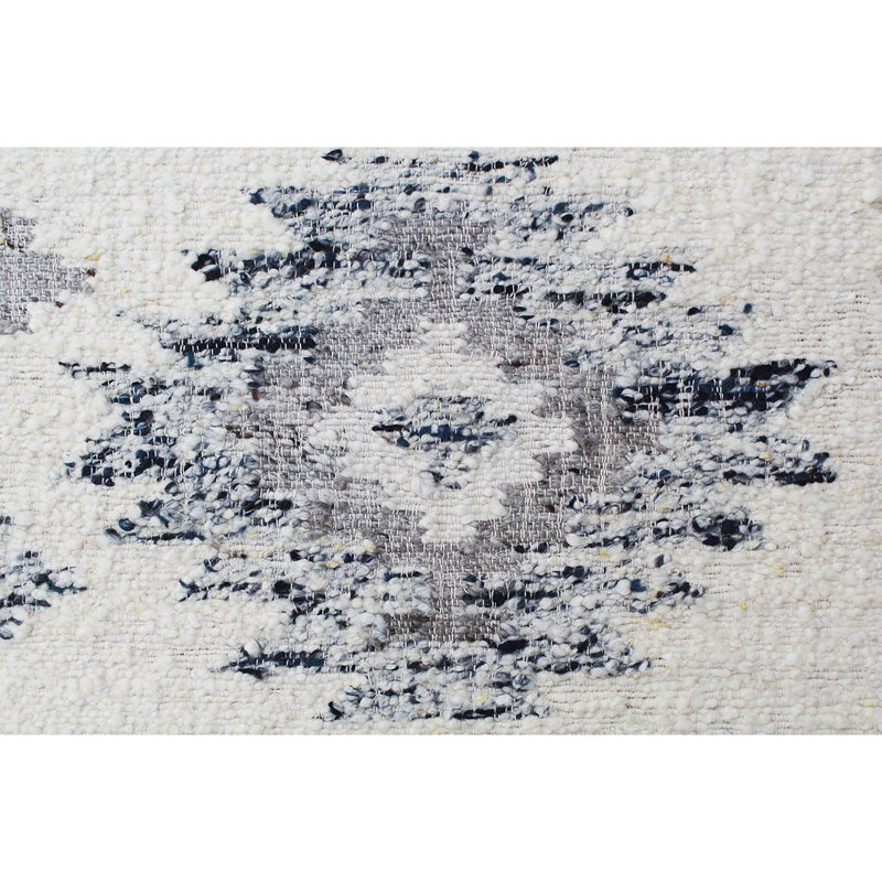 ANFL8425AIVGY Wool Area Rug, Rectangle 9' x 12'