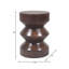 Maberley 18'' Tall Solid Wood Pedestal End Table